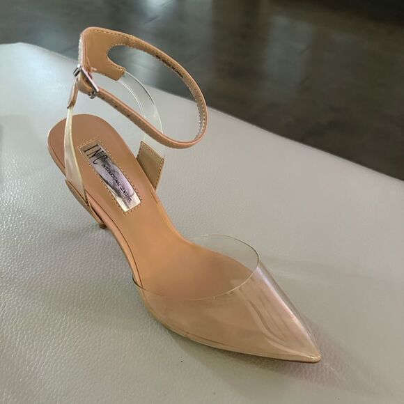 INC International Concepts Women’s Kaija Clear Vinyl Pointed Toe Evening Pumps - Picture 14 of 14